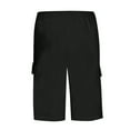 thumbnail image 1 of IROINNID Men's Casual Pleated Solid Color Fitness Sports Comfy Bermuda Shorts, 1 of 8