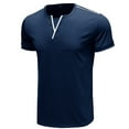 thumbnail image 1 of IROINNID Men's Casual Solid Short-sleeved Fitness Training T-shirt, 1 of 4