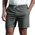 thumbnail image 1 of IROINNID Men's Casual Stretch Waist Drawstring Shorts with Side Pockets Lightweight Summer Gym Running Lounge Wear Bottoms, 1 of 7