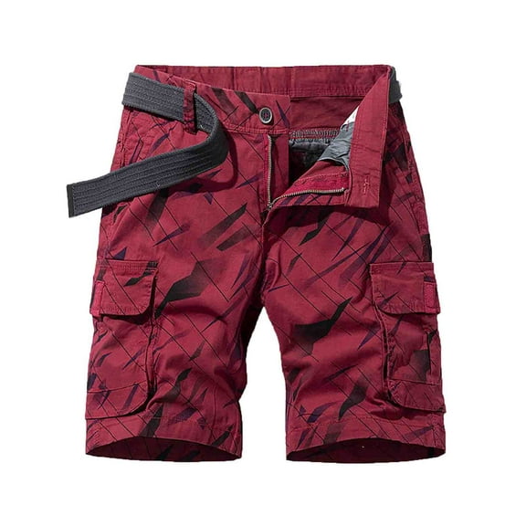 IROINNID Men's Casual Workout Shorts Breathable Outdoor Bermuda Shorts With Multi-Pocket