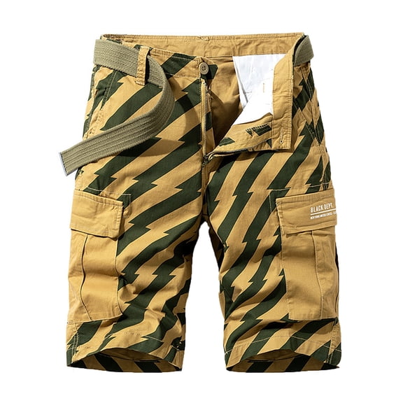 IROINNID Men's Casual Workout Shorts Breathable Outdoor Bermuda Shorts With Multi-Pocket