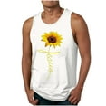 thumbnail image 1 of IROINNID Men's Cotton Sleeveless T Shirts Tank Tops, Floral Muscle Bodybuilding Breathable & Moisture Wicking with Odor Control, 1 of 4