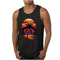 thumbnail image 1 of IROINNID Men's Cotton Sleeveless T Shirts Tank Tops, Printed Muscle Breathable & Moisture Wicking with Odor Control, 1 of 4