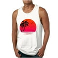 thumbnail image 1 of IROINNID Men's Cotton Sleeveless T Shirts Tank Tops, Workout Sport Printed Muscle Breathable & Moisture Wicking with Odor Control, 1 of 4