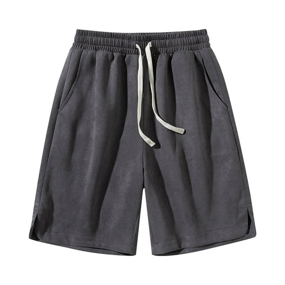 IROINNID Men's Dry-Fit Sweat Drawstring Pockets Elastic Resistant Active Athletic Performance Shorts