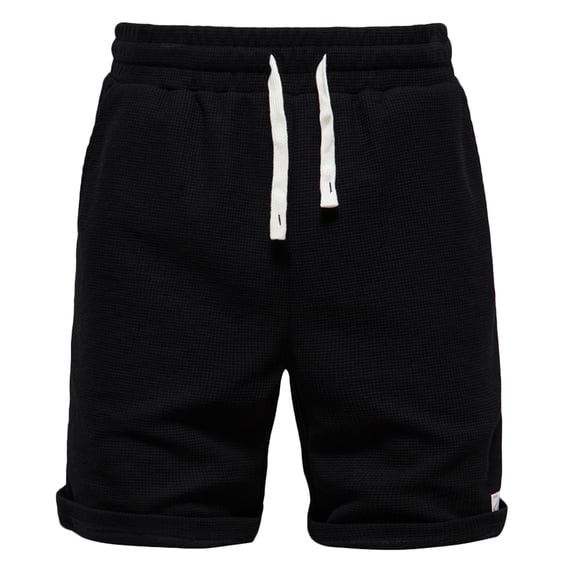 IROINNID Men's Sweat Drawstring Pockets Elastic Soild Resistant Active Athletic Performance Shorts