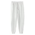 thumbnail image 1 of IROINNID Men's Heavy Cotton Sweatpants Elastic Waist Drawstring Solid Color Cuffed Ankle Casual Jogger Trousers, 1 of 7