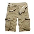 thumbnail image 1 of IROINNID Men's Hiking Cargo Shorts Quick Dry Golf Outdoor Work Tactical Belt Shorts with Multi Pocket and Zipper for Fishing Travel, 1 of 4