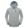 thumbnail image 1 of IROINNID Men's Hoodie Loose Intelligent Heating Top Winter Long Sleeve Solid Color Anorak Jacket, 1 of 9