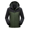 thumbnail image 1 of IROINNID Men's Hoodie Storm Jacket Long Sleeve Solid Color Detachable Cap Waterproof, Dirt-proof, Wind-proof, Tear-resistant Warm Jacket, 1 of 3