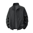 thumbnail image 1 of IROINNID Men's Lightweight Sun Protection Jacket Full Zip Stand Collar Breathable Quick Dry Outdoor Coat with Zippered Pockets for Hiking Running Daily Wear, 1 of 3