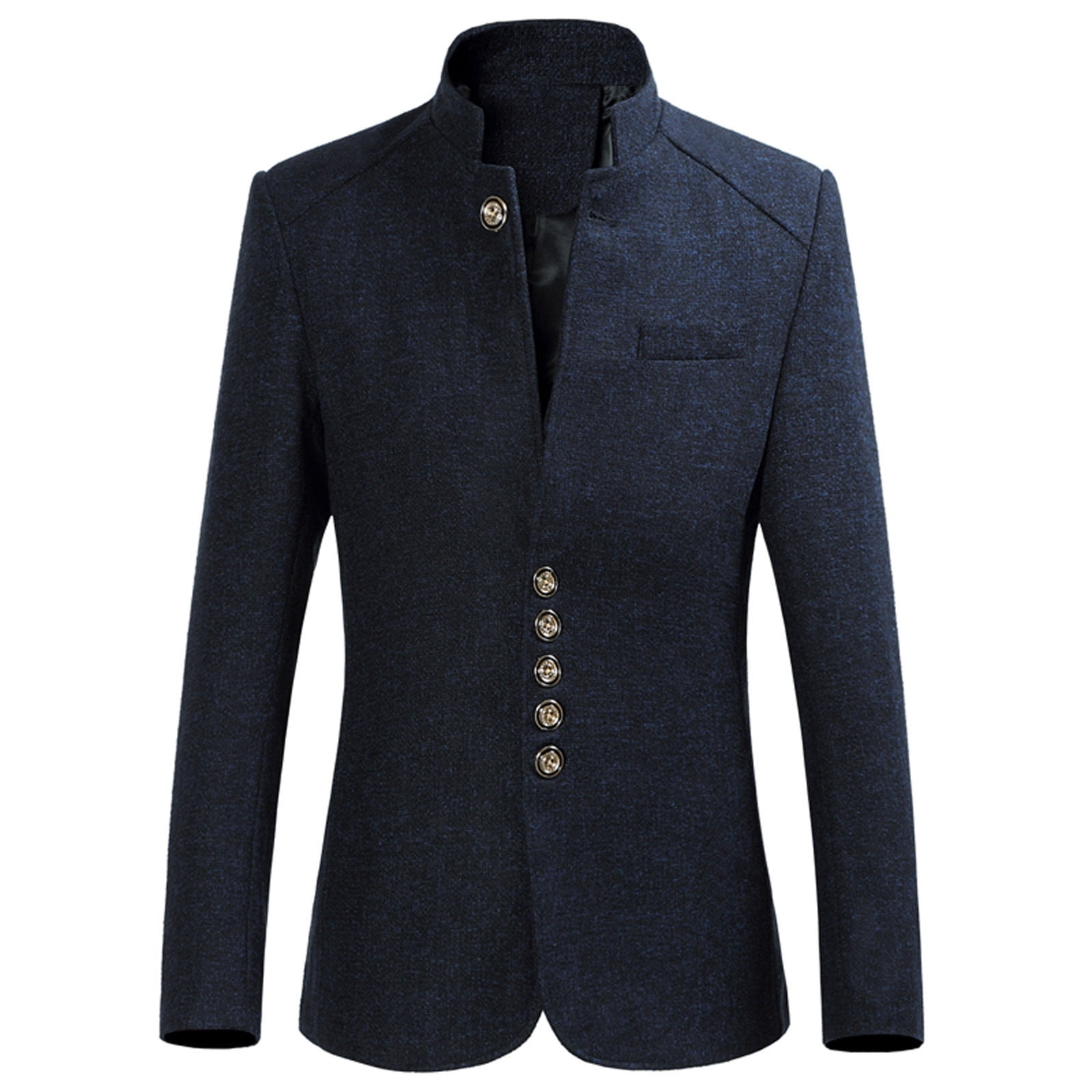 Stand up top collar blazer