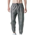 thumbnail image 1 of IROINNID Men's Pants Relaxed Cigarette Lace-Up Snake Gold Track Pants Drawstring Trousers Solid Color Elastic Waist Pants, 1 of 5