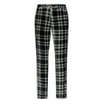 thumbnail image 1 of IROINNID Men's Pants Relaxed Cigarette Plaid Pattern Lace-Up Pencil Pants Stripes Elastic Waist Pants, 1 of 4