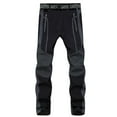 thumbnail image 1 of IROINNID Men's Pants Relaxed Insulated Snow Overalls Pocket Trousers Solid Color Rigid Waist Pants, 1 of 2