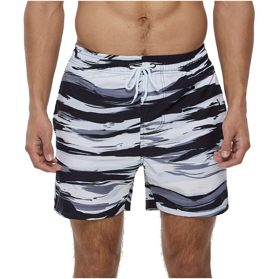 IROINNID Men's Printed Loose Waterproof Comfy Beach Shorts Casual Fitness Shorts