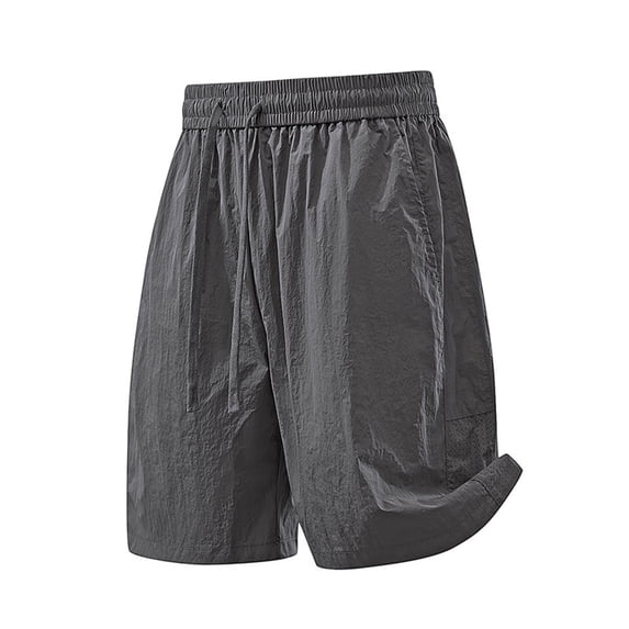 IROINNID Men's Quick Dry Lightweight Running Shorts with Elastic Drawstring Waist and Side Pockets Relaxed Loose Fit for Summer Gym Workout