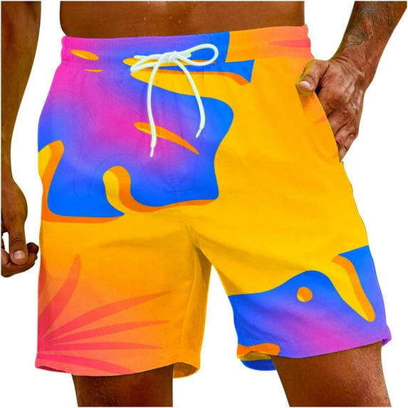 IROINNID Men's Quick Dry Swim Trunks 9" Swimsuits Mesh Liner Beach Bathing Suits Swimming Board Shorts