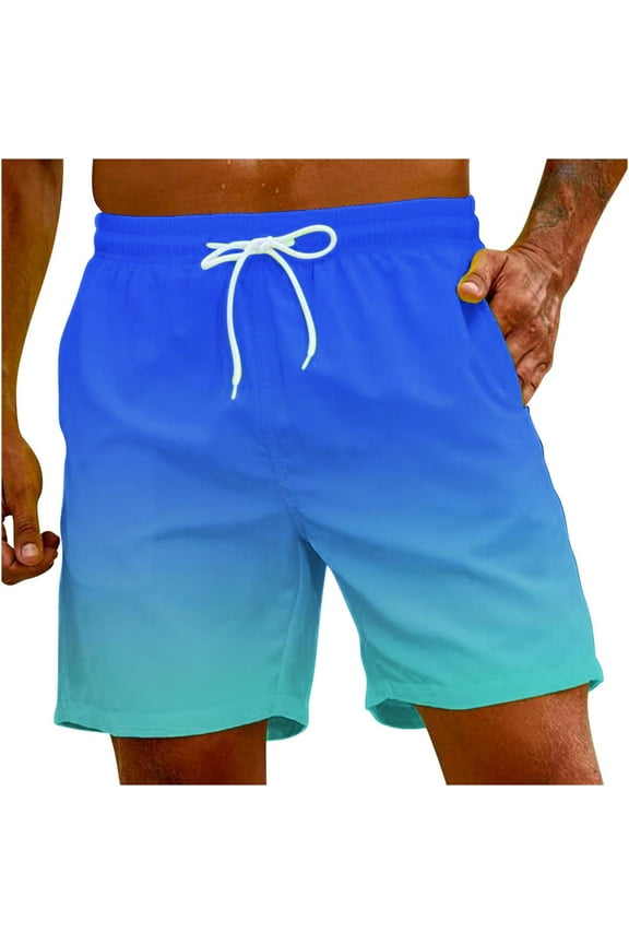 Men's Quick Dry Swim Trunks 9" Swimsuits Mesh Liner Beach Bathing Suits Swimming Board Shorts