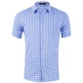 thumbnail image 1 of IROINNID Men's Short Sleeve Hawaiian Style Printed Stylish Blouse, 1 of 7