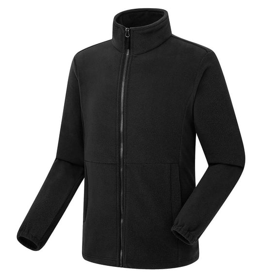 IROINNID Men's Storm Jacket Turtleneck Long Sleeve Solid Color Casual Fleece Autumn And Winter Shirt Blouse Shirts