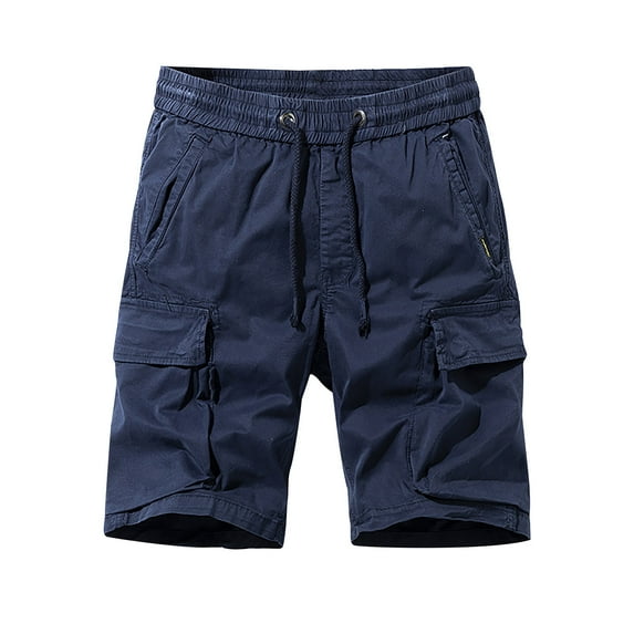 IROINNID Men's Summer Camouflage Outdoors Cargo Elastic Comfy Workout Shorts
