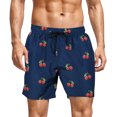 thumbnail image 1 of IROINNID Men's Summer Plus Size Quick Dry Elastic Casual Bermuda Beach Shorts, 1 of 8