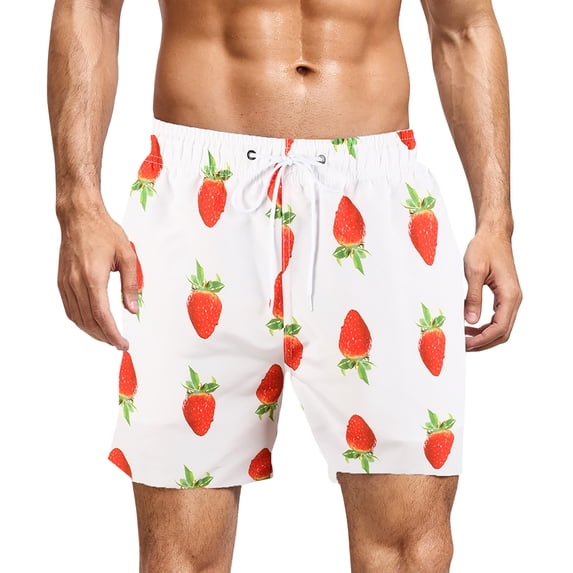IROINNID Men's Summer Plus Size Quick Dry Elastic Casual Bermuda Beach Shorts
