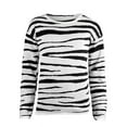 thumbnail image 1 of IROINNID Men's Sweater Round Neck Long Sleeve Jumper Mid-Length Stripes Loose Pullover Autumn And Winter Seal Texture Sweater, 1 of 1