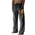 thumbnail image 1 of IROINNID Men's Sweatpants Premium No Iron Khaki Classic Fit Expandable Waist Linen Pants (Regular and Big & Tall Sizes), 1 of 7