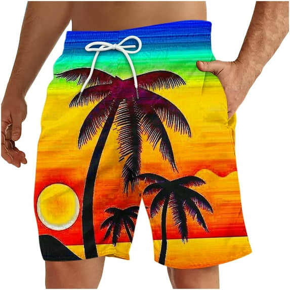IROINNID Men's Swim Trunks Quick Dry Summer Beach Shorts Swimwear Bathing Suit