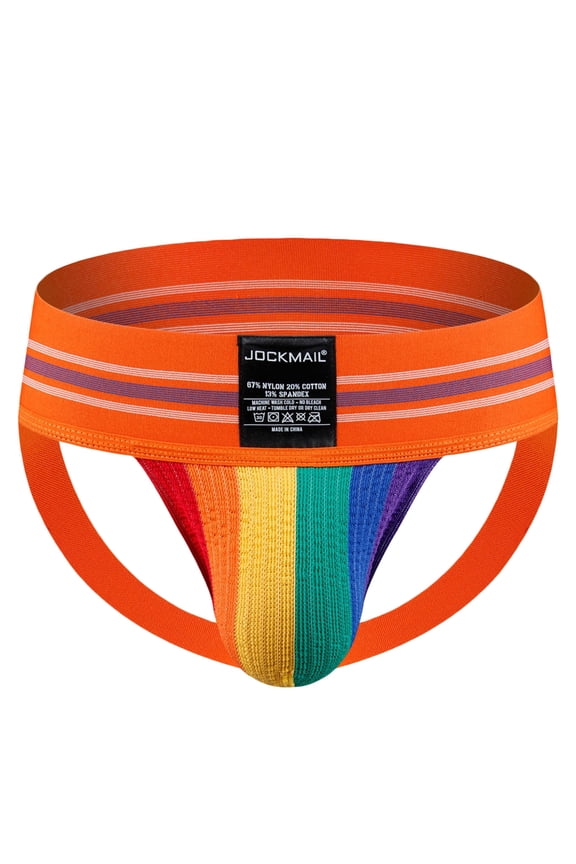 Men's Tanga Underpants Patchwork Buttock Lift Breathable Prints Underwear