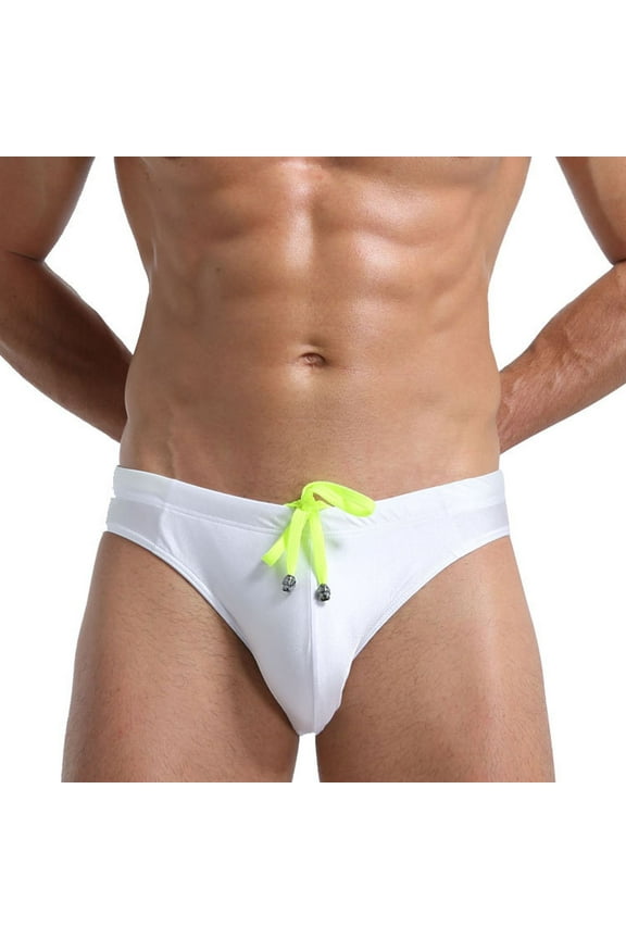 Men's Underwear Briefs Cotton Regular Long High Elasticity Drawstring Softness Mens Boxer Briefs Underwear