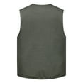 thumbnail image 1 of IROINNID Men's V-Neck Sleeveless Solid Color Casual Outdoor Vest Jacket Lightweight Vest With Pockets, 1 of 9