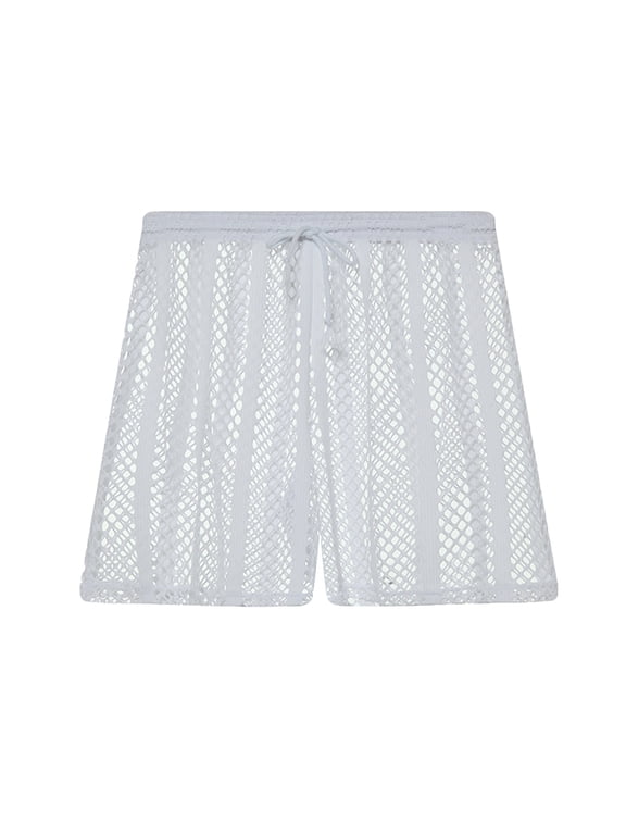 Men's V-String Underpants Mesh Striped Breathable Low Waist Solid Color Underwear