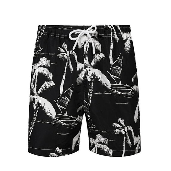 IROINNID Mens 7 Inch Quick Dry Printed Short Swim Trunks with Mesh Lining Swimwear Bathing Suits