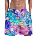 thumbnail image 1 of IROINNID Mens 7 Inch Quick Dry Printed Short Swim Trunks with Mesh Lining Swimwear Bathing, 1 of 5