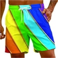 thumbnail image 1 of IROINNID Mens 7 Inch Quick Dry Printed Short Swim Trunks with Mesh Lining Swimwear Bathing, 1 of 9