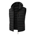 thumbnail image 1 of IROINNID Mens Hooded Quilted Puffer Vest Full Zip Lightweight Sleeveless Winter Jacket with Zippered Chest and Side Pockets Outdoor Casual Gilet for Daily Wear, 1 of 4