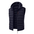 thumbnail image 1 of IROINNID Mens Hooded Quilted Puffer Vest Full Zip Lightweight Sleeveless Winter Jacket with Zippered Chest and Side Pockets Outdoor Casual Gilet for Daily Wear, 1 of 4
