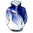 thumbnail image 1 of IROINNID Mens Hooded Sweatshirts Cozy Round Neck 3D Print Pullover Long Sleeve Tops Sweatshirt On Sale,Blue, 1 of 4