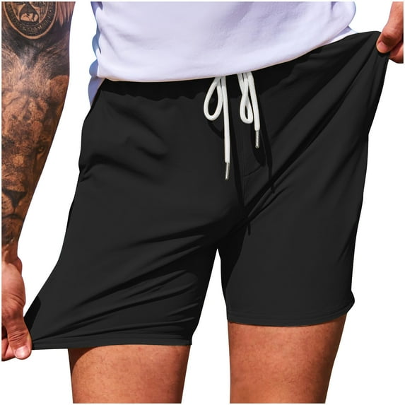 IROINNID Mens Outdoor Athletic Casual Expandable Waist Lightweight Water Resistant Quick Dry Fishing Hiking Shorts for Men