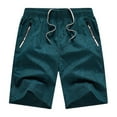 thumbnail image 1 of IROINNID Mens Outdoor Athletic Expandable Waist Lightweight Drawstring Loose Water Resistant Quick Dry Fishing Hiking Shorts with Pocket, 1 of 2