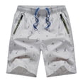thumbnail image 1 of IROINNID Mens Outdoor Athletic Expandable Waist Lightweight Drawstring Loose Water Resistant Quick Dry Fishing Hiking Shorts with Pocket, 1 of 4