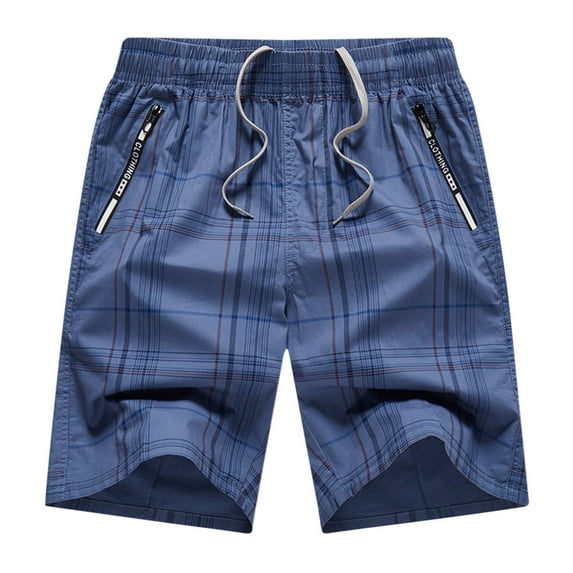 IROINNID Mens Outdoor Athletic Expandable Waist Lightweight Drawstring Loose Water Resistant Quick Dry Fishing Hiking Shorts with Pocket