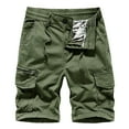 thumbnail image 1 of IROINNID Mens Outdoor Casual Expandable Waist Lightweight Water Resistant Quick Dry Fishing Hiking Shorts, 1 of 3