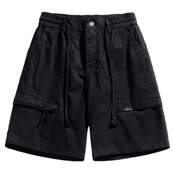 IROINNID Mens Outdoor Summer Expandable Waist Drawstrin with Pocket Lightweight Water Resistant Quick Dry Fishing Hiking Shorts