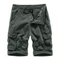 thumbnail image 1 of IROINNID Mens Outdoor Summer Expandable Waist with Pocket and Zipper Lightweight Water Resistant Quick Dry Fishing Hiking Shorts, 1 of 2