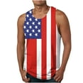 thumbnail image 1 of IROINNID Mens Sleeveless Gym Workout Tank Top, Independence Day Tag Free & Moisture Wicking, Soft Shirt Men Summer Pullover Ribbed Stretch Fabric, 1 of 4