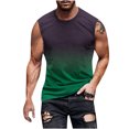 thumbnail image 1 of IROINNID Mens Sleeveless Sport Tank Top, Tag Free & Moisture Wicking, Soft Shirt for Men Summer Tie-dye Printed Pullover Ribbed Stretch Fabric, 1 of 5